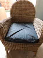Zetel rotan, Huis en Inrichting, Fauteuils, Ophalen, Zo goed als nieuw