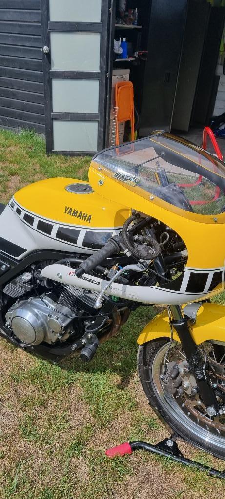 PERFECTE CLASSIC RACER YAMAHA SRX, Motoren, Motoren | Yamaha, Particulier, Sport, 1 cilinder, Ophalen