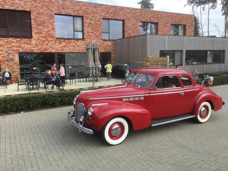 Buick Business Coupe 8cyl, Auto's, Oldtimers, Particulier, Te koop, Buick, Benzine, Coupé, 2 deurs, Handgeschakeld, Rood, Achterwielaandrijving