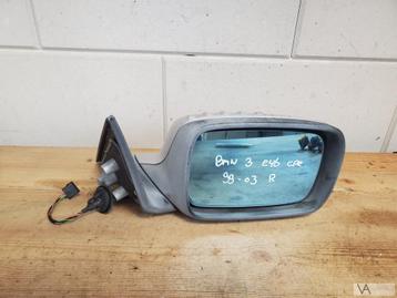 BMW 3 serie E46 Coupe cabrio spiegel rechts zilver 99 - 03 beschikbaar voor biedingen