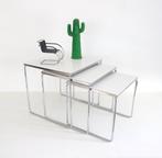 Seventies Brabantia mime set Vintage space age bijzettaffels, Verzamelen, Ophalen, Huis en Inrichting