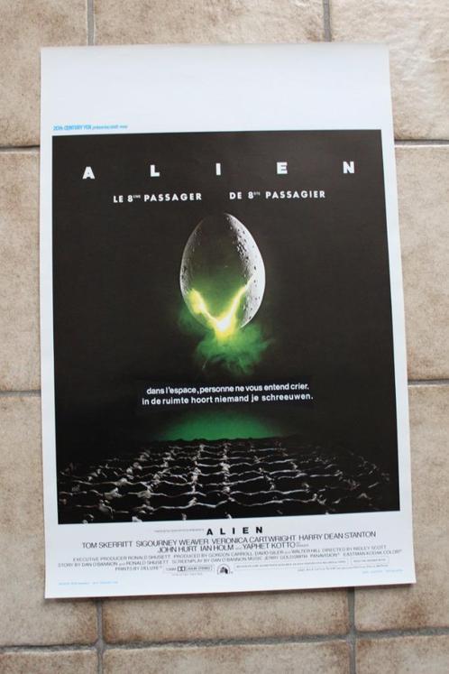 filmaffiche Alien Ridley Scott 1979 filmposter, Collections, Posters & Affiches, Comme neuf, Cinéma et TV, A1 jusqu'à A3, Rectangulaire vertical