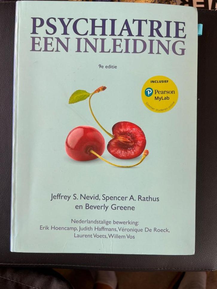 Boek psychiatrie: een inleiding, Boeken, Studieboeken en Cursussen, Zo goed als nieuw, Hogeschool, Ophalen