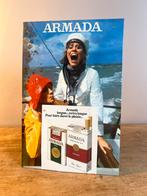 Affiche publicitaire pour cigarettes Armada, année 70, Ophalen, Gebruikt, Reclamebord