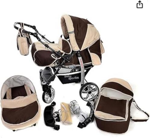 Trio poussettes et siège voiture combinaison Baby Sportive, Enfants & Bébés, Poussettes & Combinaisons, Neuf, Poussette combi