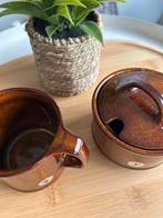 Vintage Wächtersbach Keramik West Germany melkkan +suikerpot, Huis en Inrichting, Gebruikt, Wächtersbach, Keramiek, Overige typen