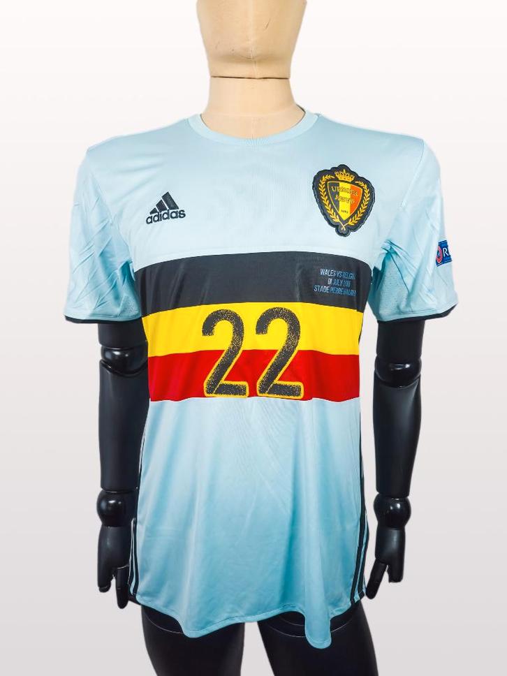 Michy Batshuayi – Matchshirt Signé - EK 2016, Collections, Articles de Sport & Football, Utilisé, Maillot, Enlèvement