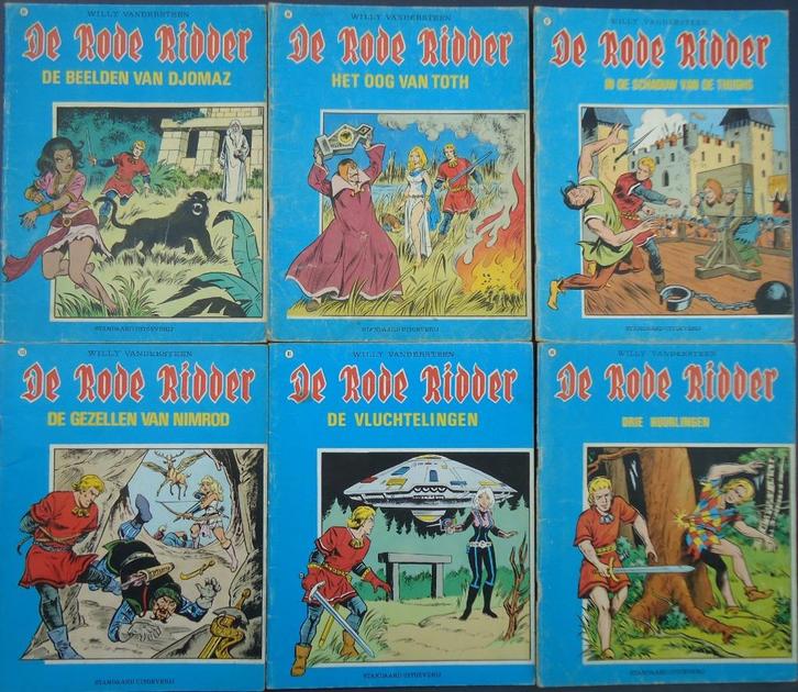 102 strips- De Rode Ridder, Boeken, Stripverhalen, Gelezen, Complete serie of reeks, Ophalen of Verzenden