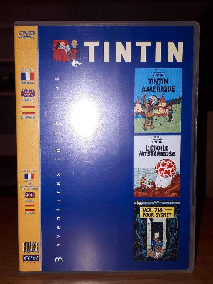 DVD Tintin 3 en 1, Collections, Personnages de BD, Comme neuf, Autres types, Tintin, Enlèvement