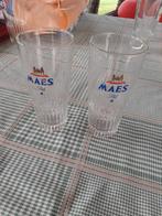 2 verres à bière Maes, Collections, Comme neuf, Enlèvement ou Envoi