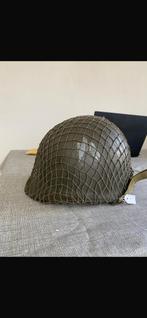 Wo2 m1 helm, Ophalen of Verzenden, Landmacht, Helm of Baret