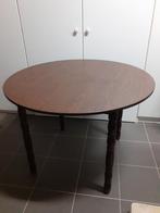 Stevige ronde tafel, Huis en Inrichting, Tafels | Eettafels, Ophalen, Rond, Vijf personen of meer, Overige houtsoorten