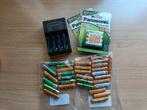 Oplader + accu NiMH AAA Batterijen, Ophalen of Verzenden, Zo goed als nieuw