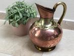 Sierlijke antieke koperen kruik, Antiek en Kunst, Antiek | Brons en Koper, Ophalen of Verzenden, Koper