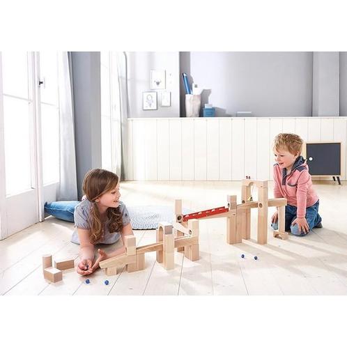 Haba knikkerbaan 42 stukken, Kinderen en Baby's, Speelgoed | Houten speelgoed, Zo goed als nieuw, Overige typen, Ophalen