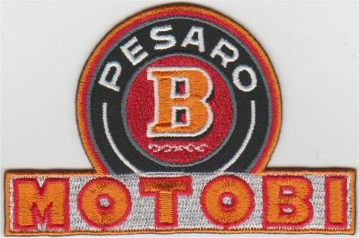 Pesaro Motobi stoffen opstrijk patch embleem, Motoren, Accessoires | Overige, Nieuw, Verzenden