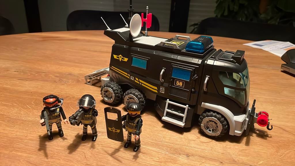 Playmobile police SWAT truck, Kinderen en Baby's, Ophalen of Verzenden, Zo goed als nieuw