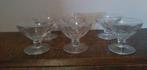 Lot de 11 coupes en verre, Antiquités & Art, Enlèvement ou Envoi