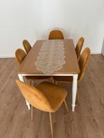 Ensemble table à manger + 6 chaises, Maison & Meubles, Enlèvement ou Envoi, Comme neuf