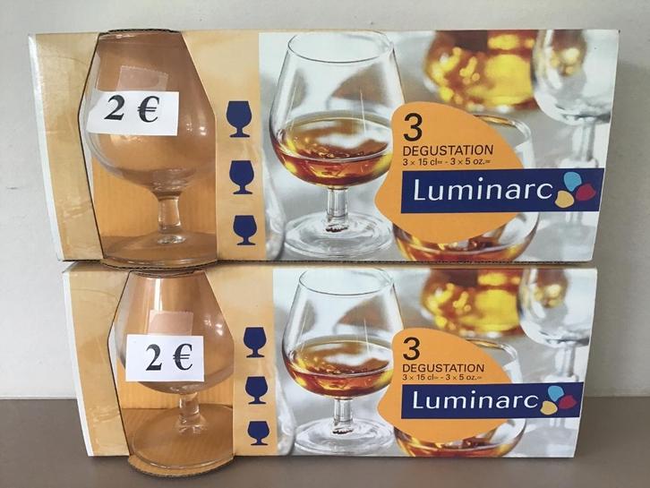 12 setjes van 6 gelijke glazen voor "sterken" drank, Huis en Inrichting, Keuken | Servies, Zo goed als nieuw, Ophalen of Verzenden