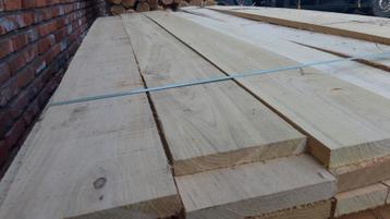 Robinia hardhout planken 15cm breed en 2cm dik