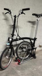 Brompton zwarte H6R naafdynamo volledig led bagagerek, Fietsen en Brommers, Ophalen, Brompton, 14 tot 16 inch, Versnellingen