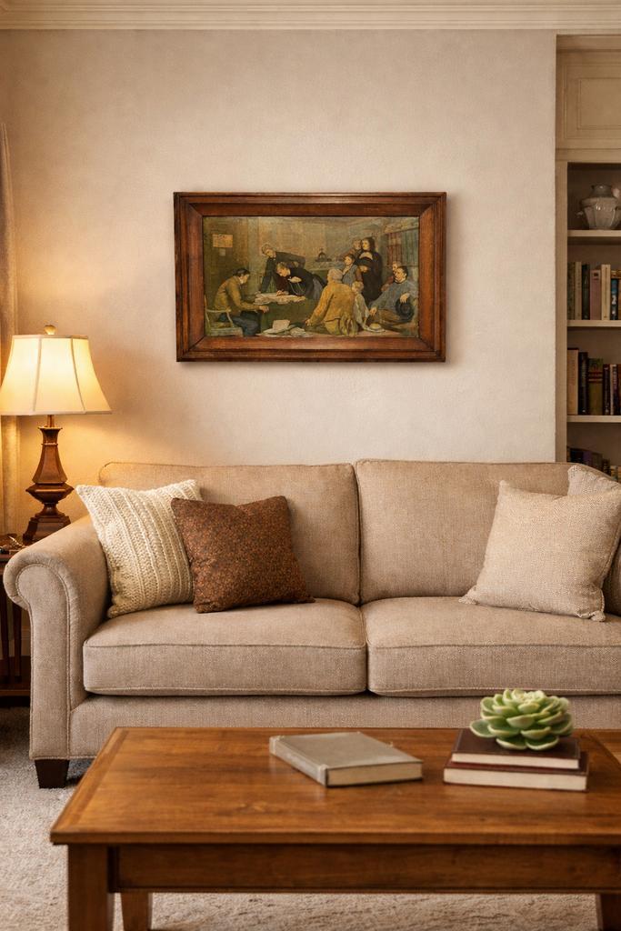 Cadre ancien - style classique - décoration murale élégante, Antiquités & Art, Art | Peinture | Classique, Enlèvement ou Envoi