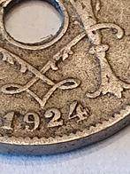 5 centiem 1924 VL met dubbele 4 oost Albert 1, Enlèvement, Autre, Monnaie en vrac