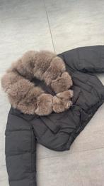 Veste doudoune fourrure, Enlèvement ou Envoi, Neuf, Taille 38/40 (M), Noir