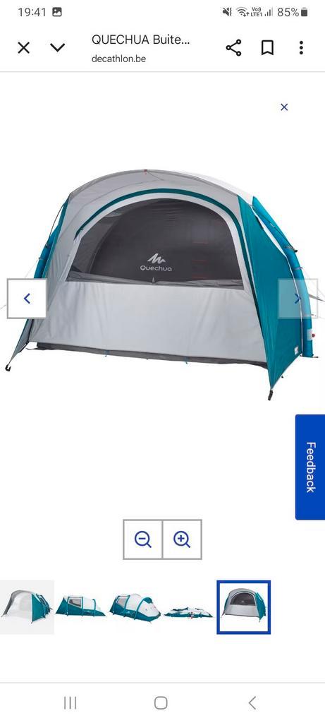 Quechua air seconds 5.1, Caravans en Kamperen, Tenten, tot en met 5, Zo goed als nieuw, Ophalen