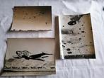 3 oude foto's Para's in Frankrijk en F-84 in Korea, Verzamelen, Ophalen of Verzenden, Luchtmacht, Foto of Poster