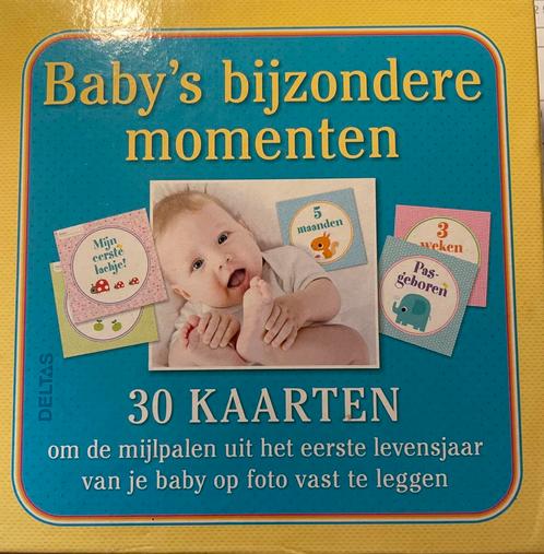 Baby's bijzondere momenten - 30 kaarten, Boeken, Zwangerschap en Opvoeding, Zo goed als nieuw, Ophalen of Verzenden