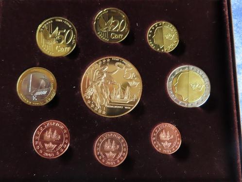 EURO Zweden 2003 munten van 1c tot 5€, Postzegels en Munten, Munten | Europa | Euromunten, Setje, Overige waardes, Overige landen