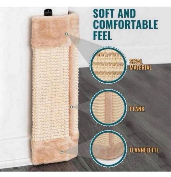 Planche à gratter pour chat d'angle pliable Crab Corner Wall, Animaux & Accessoires, Meubles griffoirs pour chats, Neuf, Planche à gratter