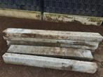 Gratis 4 betonnen palen/balken, Tuin en Terras, Palen, Balken en Planken, Ophalen, Balken
