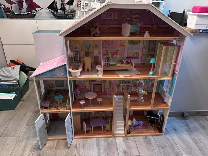 Kidcraft xxl poppenhuis, Verzamelen, Poppenhuizen en Toebehoren, Zo goed als nieuw, Poppenhuis, Ophalen