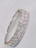 18 kt band ring met diamanten  0.33kt F/VVS-VS, Ophalen of Verzenden, Zo goed als nieuw, Met edelsteen, Goud