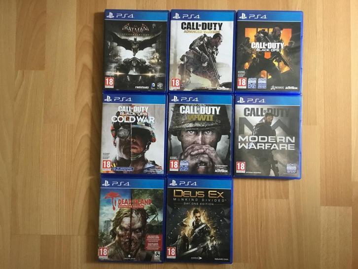 PS4 games, Games en Spelcomputers, Games | Sony PlayStation 4, Vanaf 18 jaar, Ophalen of Verzenden