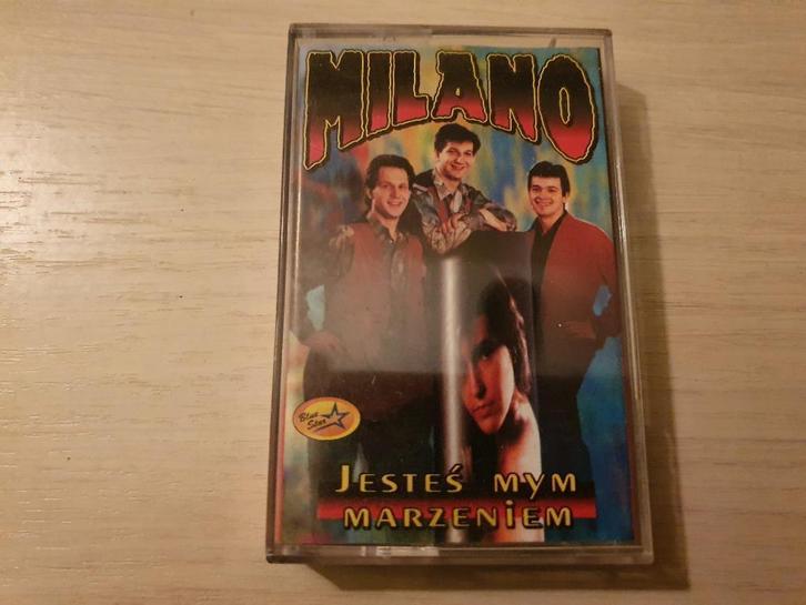 k7 audio Milano Jesteś Mym Marzeniem, Cd's en Dvd's, Cassettebandjes, Zo goed als nieuw, Origineel, Pop, 1 bandje, Ophalen of Verzenden