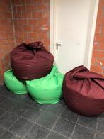 4 zitzakken bruni, Ophalen, Zo goed als nieuw, Rood, Zitzak