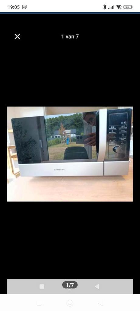 Combimagnetron Samsung (28 Liter) CE107M-4S, Elektronische apparatuur, Microgolfovens, Gebruikt, Ophalen