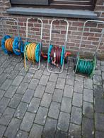 4x tuinslang met haspel, Tuin en Terras, Tuinslangen, Ophalen, Gebruikt, Tuinslang