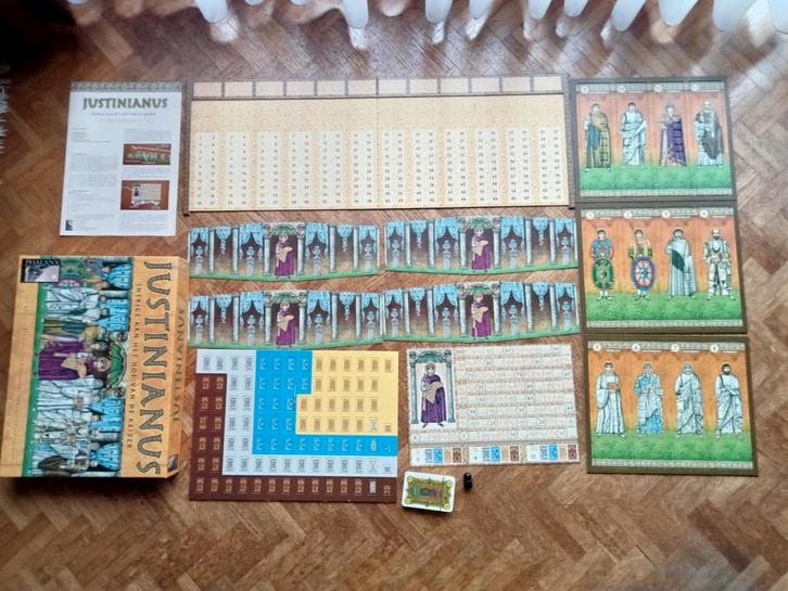 Phalanx Games: Bordspel Justinianus, Hobby en Vrije tijd, Gezelschapsspellen | Bordspellen, Zo goed als nieuw, Een of twee spelers