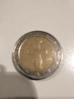 Een 2 euro munt kleur goud en zilver kleur, Postzegels en Munten, Ophalen, 2 euro, Goud