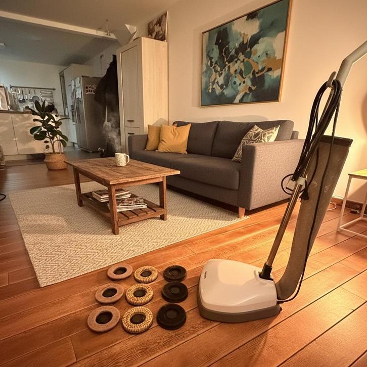 Boetsmachine Philippe, Huis en Inrichting, Stoffering | Vloerbedekking, Gebruikt, Overige typen, Wit, Ophalen