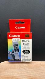 Inktcartridge - Canon BCI-21 zwart, Ophalen of Verzenden, Nieuw, Cartridge, Canon