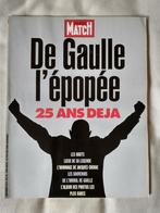 Paris Match - De Gaulle l'épopée, Livres, Journaux & Revues, Comme neuf, Autres types, Enlèvement