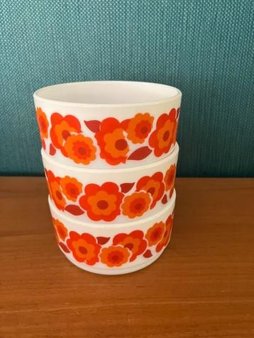 Lotus Arcopal set 3 ronde kommetjes rammequins beschikbaar voor biedingen