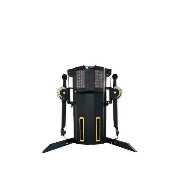 GYMFIT – DUAL ADJUSTABLE PULLEY – FUNCTIONAL TRAINER, Sport en Fitness, Fitnessmaterialen, Nieuw, Overige typen, Armen, Benen