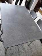 Retro eettafel en 4 stoelen, Huis en Inrichting, Tafels | Eettafels, Ophalen